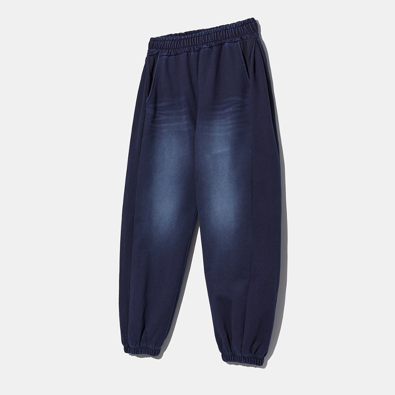 Washed Classic Sulfur Sweat Pants NAVY