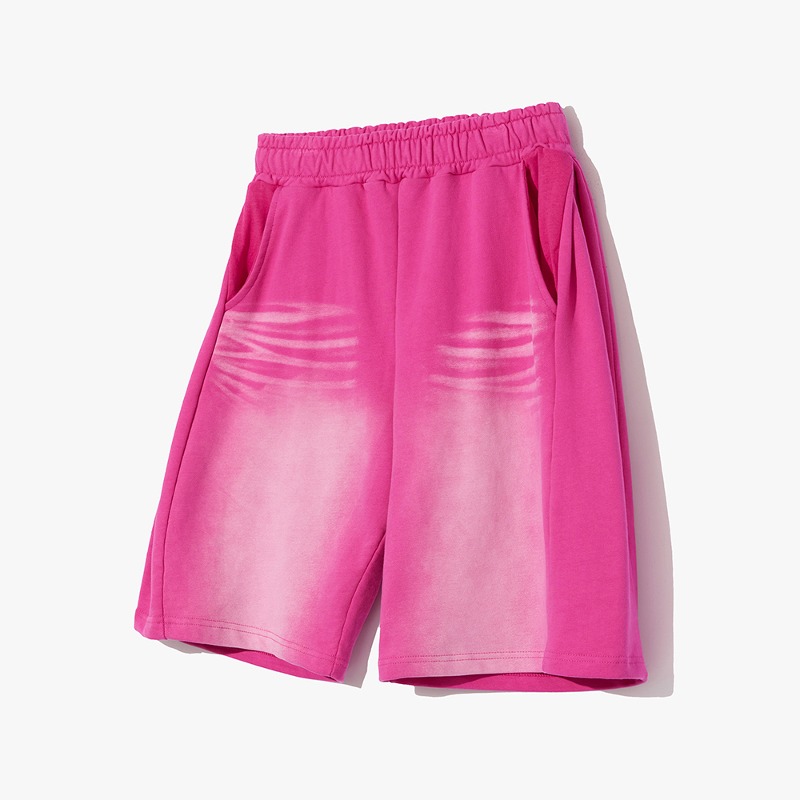 Washed classic sulfur shorts PINK